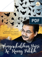 Denny JA, Mengembalikan Puisi Ke Ruang Publik