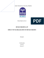 Maharashtra National Law University, Mumbai: Human Rights LAW Impact of Globalisation On Human Rights