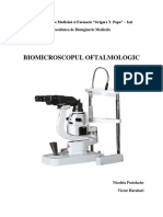 Biomicroscopul Oftalmologic