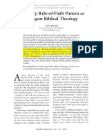 BOKEDAL TOMAS Th-Sup 2015-7 The Early Rule-Of-Faith Pattern As Emergent Biblical Theology