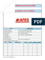 Afes Calc. of Found. Diesel Oil Tank