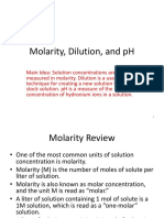 Molarity