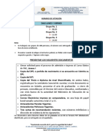 Documentos A Presentar