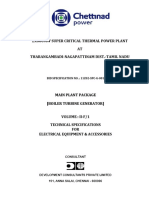 1320 MW Specifications For Electrical Packages