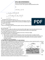 Huygen'S Principle and Interference: I Ab Ab I I A B A B Aba B Ab I