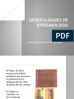 Generalidades de Epidemiologia