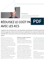 Réduisez Le Coût Par Ticket Avec Les KCS