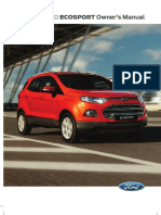 Ford Ecosport Manual