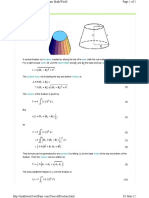 Frustum Slant Height Radii: Cone Cone