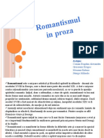 Romantismul in Proza