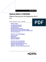 Optical Metro 5100:5200 Network Planning and Link Engineering, Part 2 of 3