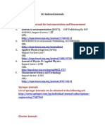 IOPSCIENCE Journals For Instrumentation and Measurement