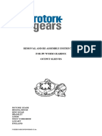 IW11 Gearbox Dismantling Output Sleeve Instructions