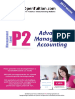 Opentuition Com: Advanced Management Accounting