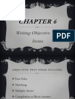 Writing Objective Test Items