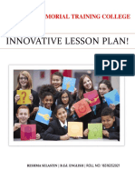 Innovative Lesson Plan!