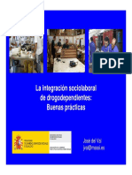 La Integracion Sociolaboral - Buenas Practicas