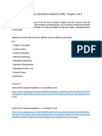 Lec. 1 Ch.1and2 Introduction To Operations Research