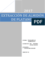 Informe 1 Almidon de - Platano