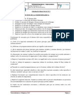 Trabajo Práctico #2. Primer Principio de La Termodinámica