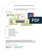 Teclado Matricial 4x4 Con El PIC16F877A