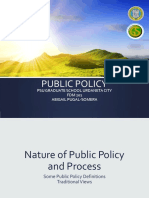 Public Policy: Psu Graduate School Urdaneta City FDM 201 Abigail Pugal-Somera