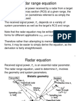 Radar Equation