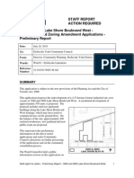 3560 3600 Lake Shore Redevelopment Preliminary Report 