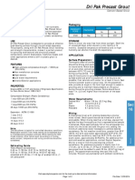 Dri-Pak Precast Grout