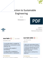 Introduction To Sustainable Engineering Module 1