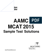 AAMC Sample Test Solutions PDF