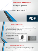 Class 1 Transistor As A Switch