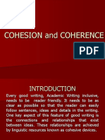 Cohesion and Coherence