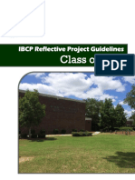 Reflective Project Ibcp Guidelines Update Class of 2019