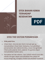 Efek Bahan Kimia Terhadap Kesehatan