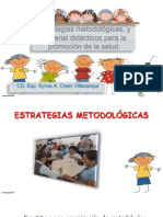 Estrategias Metodológicas, y Material Didácticos para La Promoción de La Salud.