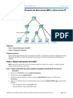 5.3.1.3 Packet Tracer - Identify MAC and IP Addresses