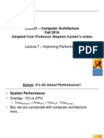 CS6461 - Computer Architecture Fall 2016 Adapted From Professor Stephen Kaisler's Slides