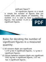 Significant Figures