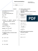 Practica 3ro Sec Op Reales Intervalos, Valor Absoluto