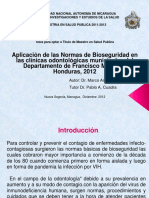 Aplicacion Normas Bioseguridad Honduras