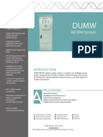 DUMW 4850H Outdoor Power System Datasheet