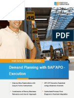 Demand Planning With SAP APO - Execution: Avijit Dutta Shreekant Shiralkar