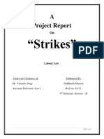 A Project Report: "Strikes"