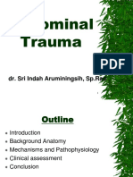 Abdominal Trauma: Dr. Sri Indah Aruminingsih, SP - Rad