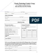 Registration Form For Business