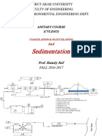 Lecture-4-Flocculation & Coagulation and Sedimentation PDF