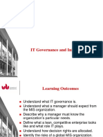 IT Governance and Infrastructure