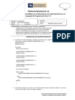 Laboratorio N16 - Algortimos A Implementar en Dev C++ 1