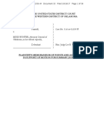 Fontenot v. Hunter - Motion For Summary Judgment